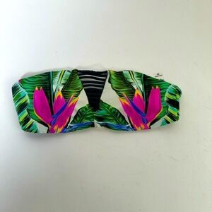 Tinibikini Bandeau Floral Swim Top